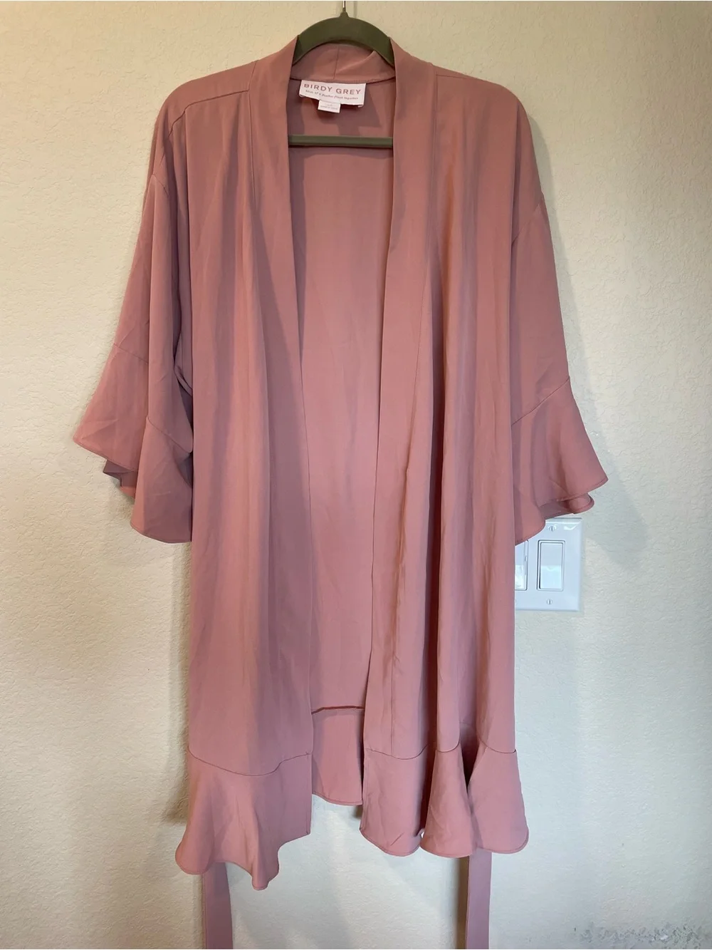 Birdy Grey Dusty Rose Robe with Tie Waist